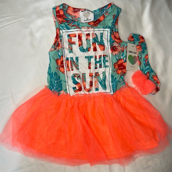 New Chic Baby Girl’s Two-Piece Dress Set - Picture 2 of 11